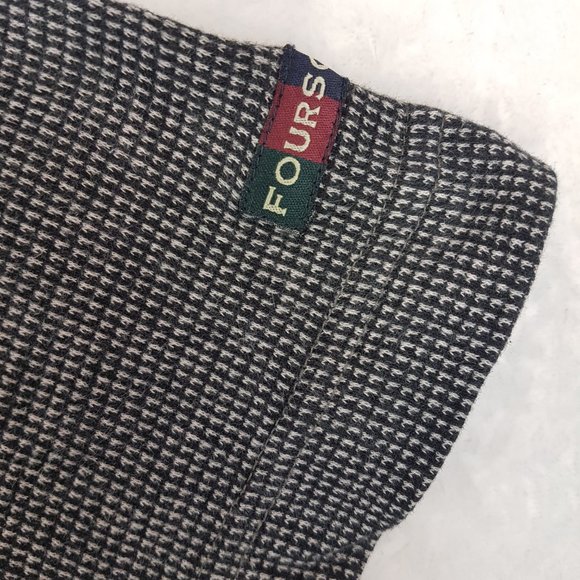 Vintage FOURSOME Golf Shirt Extra Large US XL Polo Disney Grumpy Black White - Picture 5 of 9